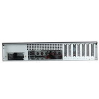 Châssis de serveur industriel en aluminium 2U à corps court Nouveau design Stock monté en rack Accessoire informatique industriel