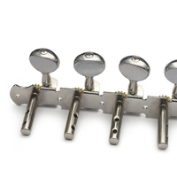 Kepala Mesin Gitar Klasik Chrome Oval Plastik Peg 6pc L/R Chrome