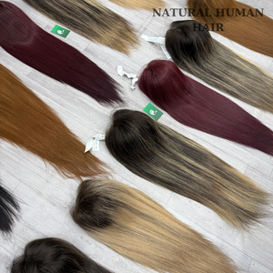 Perruque frontale en cheveux vierges vietnamiens et perruque avec fermeture en dentelle, 100% cheveux humains bruts, dentelle HD transparente - Product Image 4