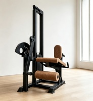 Machine professionnelle d'extension des jambes à pédalier simple, capacité de charge 80 kg, équipement de musculation pour salle de sport
