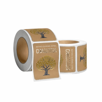 Etiqueta Autoadhesiva de Vinilo Impermeable Personalizada para Aceite de Oliva, Etiqueta para Envases de Especias, Mermelada y Miel