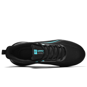 Piccolo Logo del marchio MOQ basso personalizzato moda uomo Sneakers Casual suola intera cuscino d'aria <span class=keywords><strong>scarpe</strong></span> da corsa sportive lavorate a maglia leggere per uomo - Product Image 6
