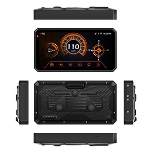 Neuester tragbarer Touchscreen-Motorrad monitor mit drahtloser IOS CarPlay-und Android Auto TPMS GPS Navigator-Aufnahme funktion - Product Image 5