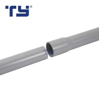 ASTM SCH80 tersertifikasi ETL tercantum UL651 pipa listrik isolasi PVC plastik standar saluran kaku 1/2 sampai 4 inci