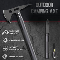 Outil de survie tactique multifonctionnel Bochen, marteau de survie pour la randonnée, multi-outils de plein air pour le camping avec hache double face