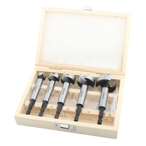 5 uds broca central Forstner 15 <span class=keywords><strong>20</strong></span> 25 30 35mm brocas de enrutador de bisagra de caja de madera para carpintería - Product Image 1