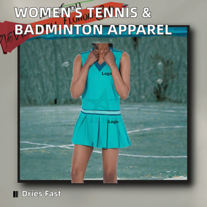 Combinaison de tennis respirante pour femmes, entraînement, jeu, confortable, hauts de badminton, devant à séchage rapide, extensible dans les 4 sens, vêtements de sport uniformes - Product Image 3