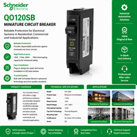Interruptor de Circuito en Miniatura Monopolar Eléctrico QO120SB 120A 120/240V, Nuevo y Original, Protección de Automatización Industrial PLC