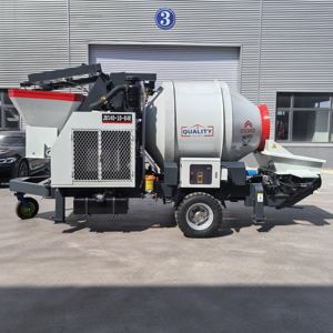 L-200 Betonmixer Cementmachine Diesel Betonpomp Elektrische Betonmixer met Pomp voor Cementmenging Bouw - Product Image 2