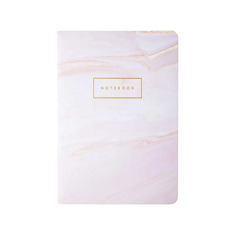 Cuaderno Kawaii de cuero con estampado de cubierta personalizada, cuaderno de escritura A5 con flores, rosa, cuero PU, diario con forro medio, cuaderno de notas plano