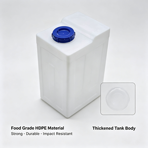 <span class=keywords><strong>Réservoir</strong></span> <span class=keywords><strong>d</strong></span>'<span class=keywords><strong>eau</strong></span> rectangulaire en plastique de 60 L avec couvercle à vis, filtration et adoucissement <span class=keywords><strong>pour</strong></span> 1 an, <span class=keywords><strong>pour</strong></span> camping et usage domestique - Vente en gros - Product Image 2
