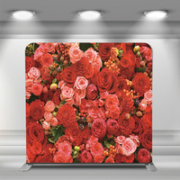 Support de toile de fond 8x8 en tissu tendu pour cadre tubulaire, idéal pour les anniversaires, les photobooths et les bannières
