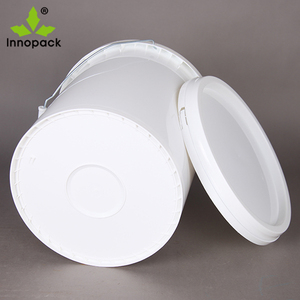 Seau en plastique transparent Seau en plastique de 20 litres Seau à cornichons en plastique blanc de qualité alimentaire de 5 gallons avec couvercle - Product Image 5