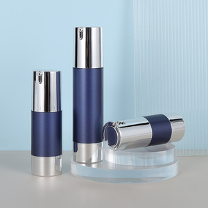 Quá trình mạ điện chai nhựa 15ml 30ml 50ml đa đặc điểm kỹ thuật không có không khí mỹ phẩm container chăm sóc da bơm chai - Product Image 3