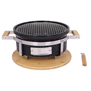 SEB KAMADO 15 pouces <span class=keywords><strong>Mini</strong></span> Rond Style <span class=keywords><strong>Japonais</strong></span> Coréen Grill Extérieur Yakitori Céramique Hibachi pour <span class=keywords><strong>Barbecue</strong></span> - Product Image 1