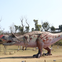 Dino Şehri Gerçek Boyutta Robot Dinozor (Silikon ve Çelik) Açık/Kapalı Alanlarda, Eğlence Parklarında ve Çocuk Alanlarında Kullanım İçin