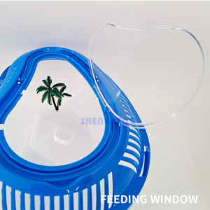 32 Goudvissen Transparant Schildpad <span class=keywords><strong>Aquarium</strong></span> Plastic <span class=keywords><strong>Aquarium</strong></span> Super Wit Groot Draagbaar <span class=keywords><strong>Aquarium</strong></span> Met Deksel Reptielendoos Voor Huisdieren - Product Image 3