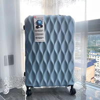 Valise de voyage de luxe de haute qualité avec serrure, grande capacité, imperméable, en ABS, avec roulettes