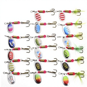 Esca Artificiale Composita con Paillettes, Spinnerbait Pesato, Micro Esca Rigida Bionica in Lega di Zinco con Paillettes, Ami da Pesca, Forniture per la Pesca - Product Image 1