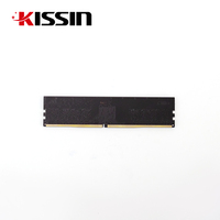 Mémoire DDR4 KISSN RAM Factory 4 Go 8 Go 16 Go 32 Go PCB noir 2133 MHz 2400 MHz 2666 MHz 3200 MHz pour PC de bureau et jeux