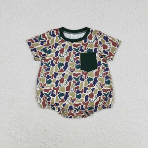Conjunto de Pantalones Cortos Casuales con Estampado de Camuflaje de Pato Mallard para Niños Pequeños, Ropa de Verano para Bebés, Ropa para Niños - Product Image 3