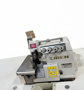 Direct-drive Five-<b>thread</b> Flat-Bed Industrial Overlock Sewing Machine High-Speed Automatic Double Needle Edge-stitching RNEX4-5 - Product Image 1