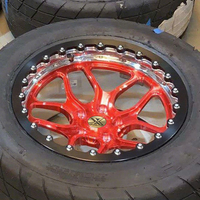 Nouvelles jantes en alliage d'aluminium forgé XJ personnalisées pour la course de dragster, compatibles M2/M3/M4/M5, 812 Superfast, F8 Roma 12 Cylindres, pour 918 Taycan GT 5x120