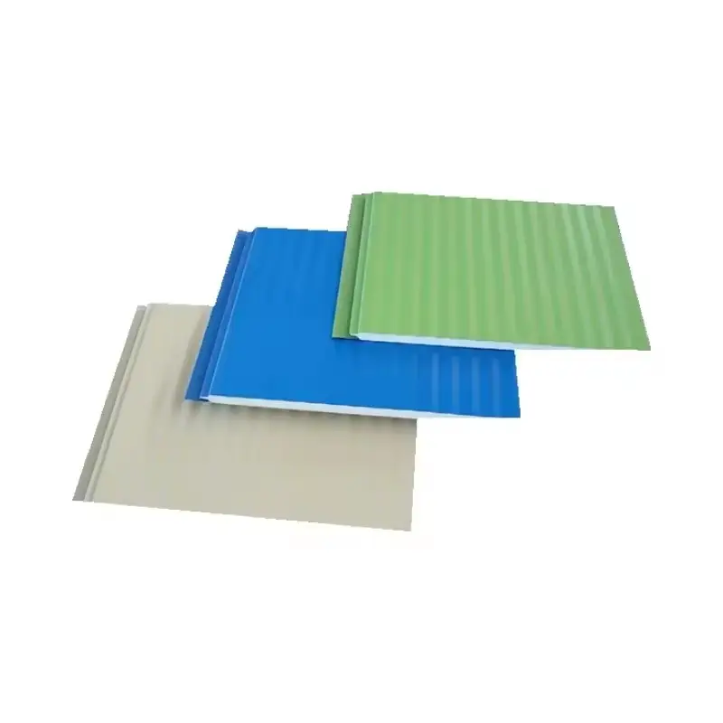 PU core metal siding exterior wall structural insulated panels polyurethane foam sandwich panels house replace composite panel