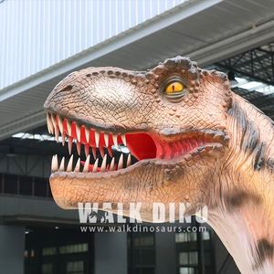 Escultura de Dinosaurio T-Rex de Fibra de Vidrio para Uso en Interiores/Exteriores, Decoración para Escuelas, Parques, Centros Comerciales, Guarderías, Resistente al Agua, para Niños - Product Image 4