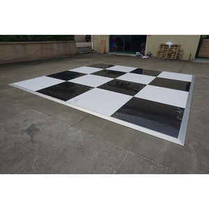 1x1m outdoor party dance floor portable glossy wood dance floor - Product Image 6