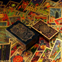 Vente en gros de cartes de tarot classiques Rider Waite écologiques avec guide pour débutants - 78 cartes Oracle en papier
