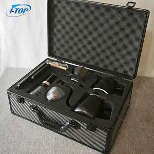 Nhà Máy Thân Thiện Với Môi Cà Phê Maker Set Với Cổ Ngỗng Ấm Đun Nước Của Nhãn Hiệu Máy Xay Thủy Tinh Nhỏ Giọt Lọc Đổ Hơn Túi Du Lịch Bộ Quà Tặng - Product Image 1