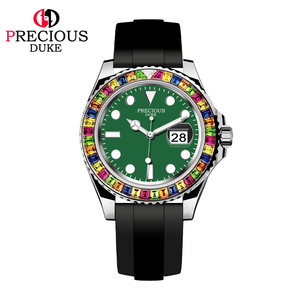 Montre Homme Affaires Printemps 2026 - Nouvelle Collection Luxe avec Cadran Diamant, Qualité Supérieure, Étanche, Mouvement Quartz - Product Image 2