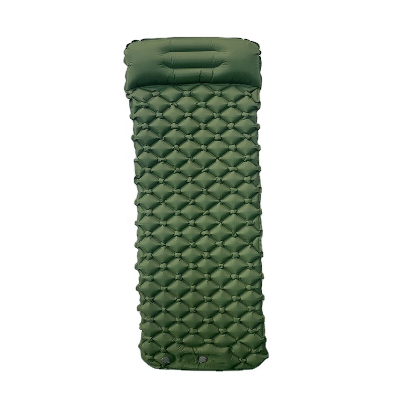 Amazon Hot Sale Outdoor Waterproof Dampproof Mat Picnic Hiking Durable Sleeping Mattresses Inflatable Camping Mat Sleeping Pad