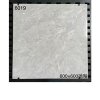 Carreaux de sol en céramique polie effet marbre écologiques, non toxiques, modernes, résistants à l'usure, pour intérieur/extérieur, 600x600mm, <0,5% d'eau