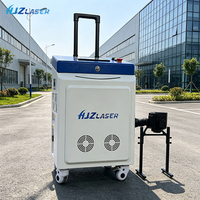 Nouvelle machine de nettoyage au laser pulsé portable de 100W-300W pour l'élimination de la rouille, de la peinture et des graffitis sur le métal, la pierre, le bois et les meubles