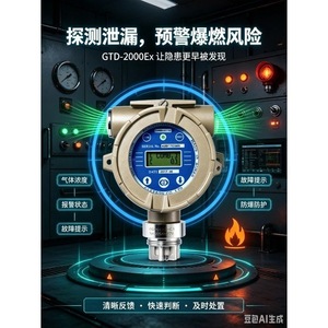 เครื่องตรวจจับก๊าซไวไฟ GTD-2000Ex ความแม่นยำสูง ตัวเครื่องทำจากอะลูมิเนียม สำหรับพื้นที่อันตราย - Product Image 3
