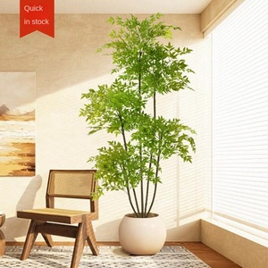 Nantianzhu cao cấp sang trọng trong nhà phòng khách sàn trang trí nhân tạo Bionic cây xanh làm bằng nhựa - Product Image 5