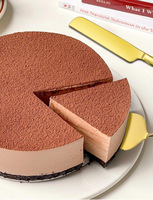 Cuisson gâteau ustensile de service élégant gâteau de mariage ensemble de coupe épaissi en acier inoxydable bords arrondis