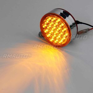 1 unidad de luz LED de doble cara roja y amarilla de 12V/24V para señalización lateral, freno, intermitente y luces traseras para camiones, coches, remolques, camiones de carga y tractores - Product Image 5