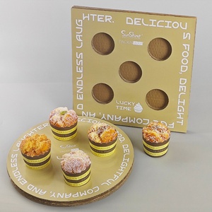 Sunshie 6 8 10 12 14 Inch Gold Cake Boards Corrugated Round Rectangle Cake <b>Drum</b> Paper Cake Boards - Product Image 2