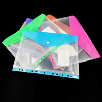 Classeurs à anneaux A4 format lettre avec pochettes, classeurs transparents, enveloppes en plastique pour documents avec étiquette