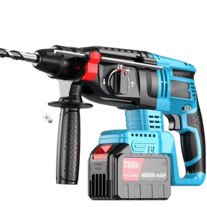 Marteau perforateur rotatif professionnel 24V de qualité industrielle SDS Plus rechargeable à batterie - Product Image 1