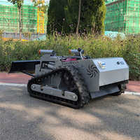 Livraison Gratuite Prix le Plus Bas Robot Tondeuse à Gazon Automatique à Rayon de Braquage Zéro Essence 800 mm Télécommandée