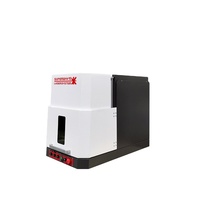 Mesin Penanda Laser Serat Desktop Tertutup 100W untuk Logam, Baja Tahan Karat, Perhiasan, Pengukiran Laser Presisi