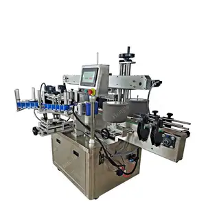 New Design Automatic Flat Bottle Double Side Two Sides Labeling Machine
