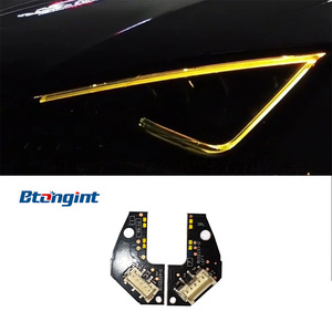 Fornitura all'ingrosso esclusiva per rivenditori: Modulo DRL giallo limone adatto per Seat Leon MK3 5F Cupra |   5F0941475A / 5F0941476A - Product Image 1