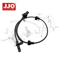 Sensor de Velocidad de Rueda ABS Delantero Derecho JJQ 57450-TMC-T01 para Honda CR-V RW1 RW2 2017-2023, Repuesto Original de Sensor de Freno Automático