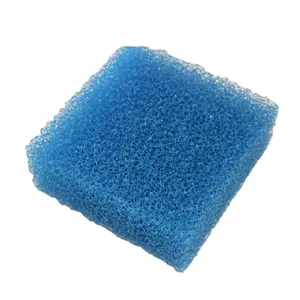 Esponja de aquário personalizado, tamanho azul diferente ppi polyuretano filtro de espuma 15ppi 20ppi 25ppi polyuretano esponja de filtro