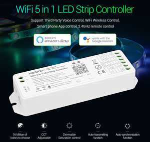 2020 Hot Bán milight wl5 RF từ xa thông minh Wifi App Alexa điều khiển bằng giọng nói RGB LED dimmer điều khiển - Product Image 2